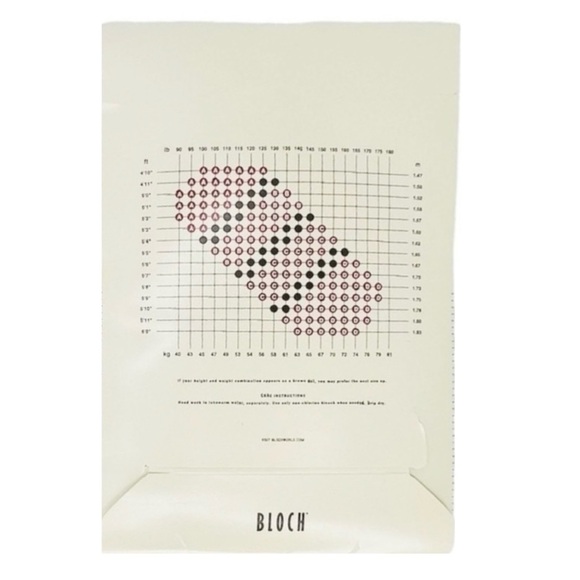 For Kristin: Bloch Endura Footed Tights (1 pair) Women’s Size B Pink New NWT - Picture 5 of 7